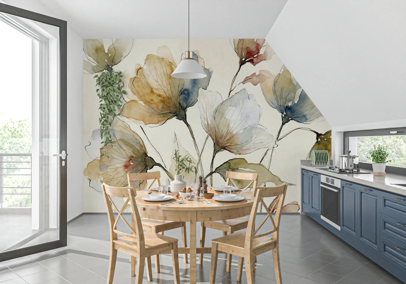 Bloomscape Wall Mural