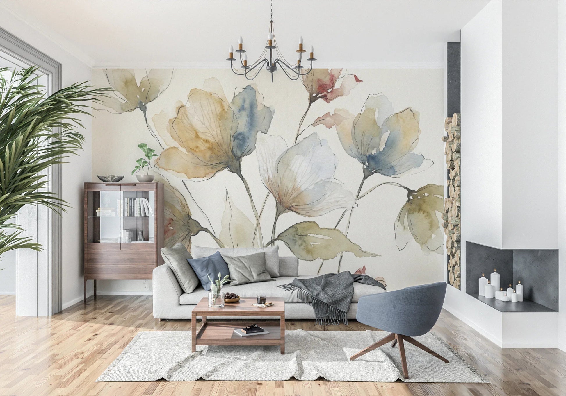 Bloomscape Wall Mural