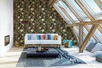 Muted vintage florals spread across the Bloomscape wallpaper GD4927
