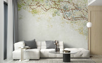 Blossom Branch Wall Mural - Giffywalls