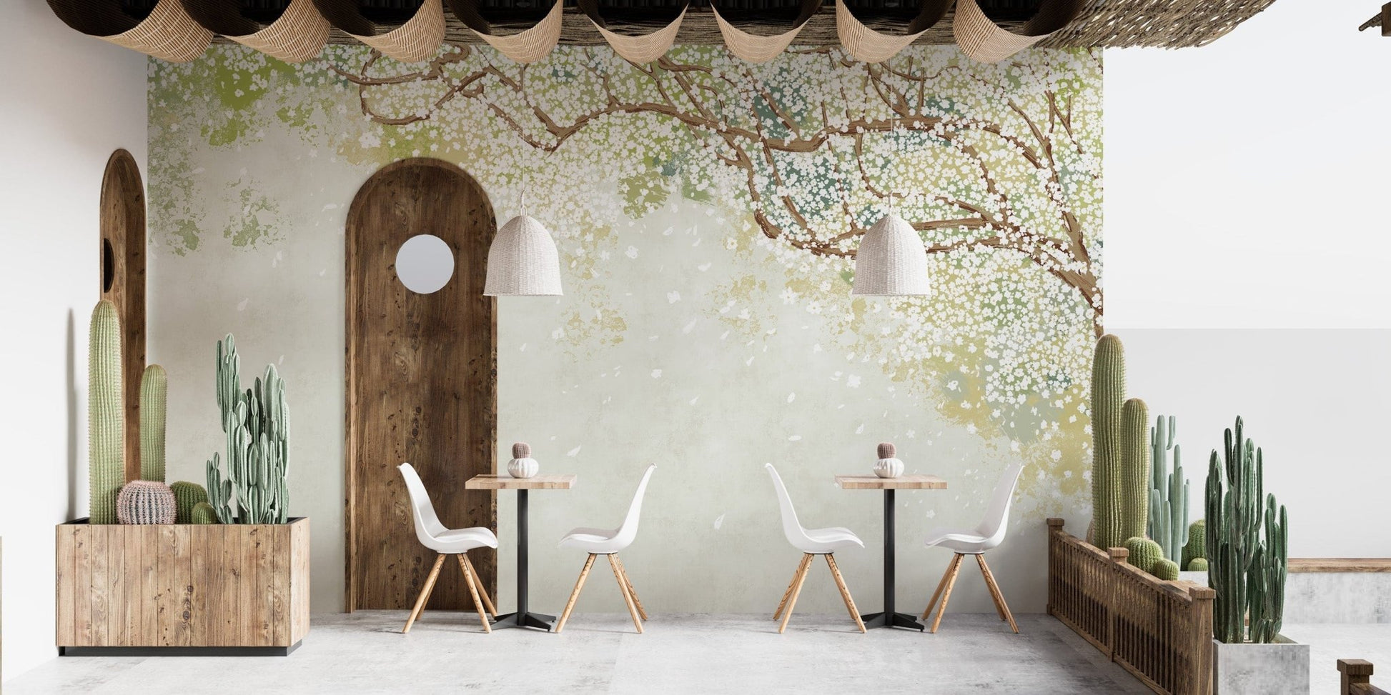 Blossom Branch Wall Mural - Giffywalls