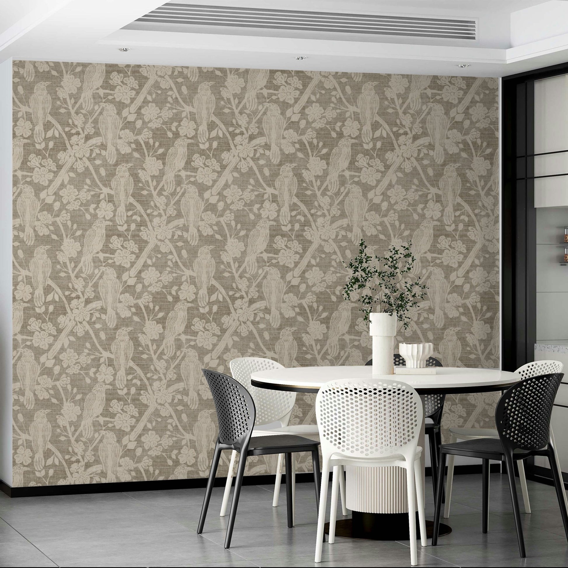 A detail shot of the gentle beige and ivory hues in the design., GD4544