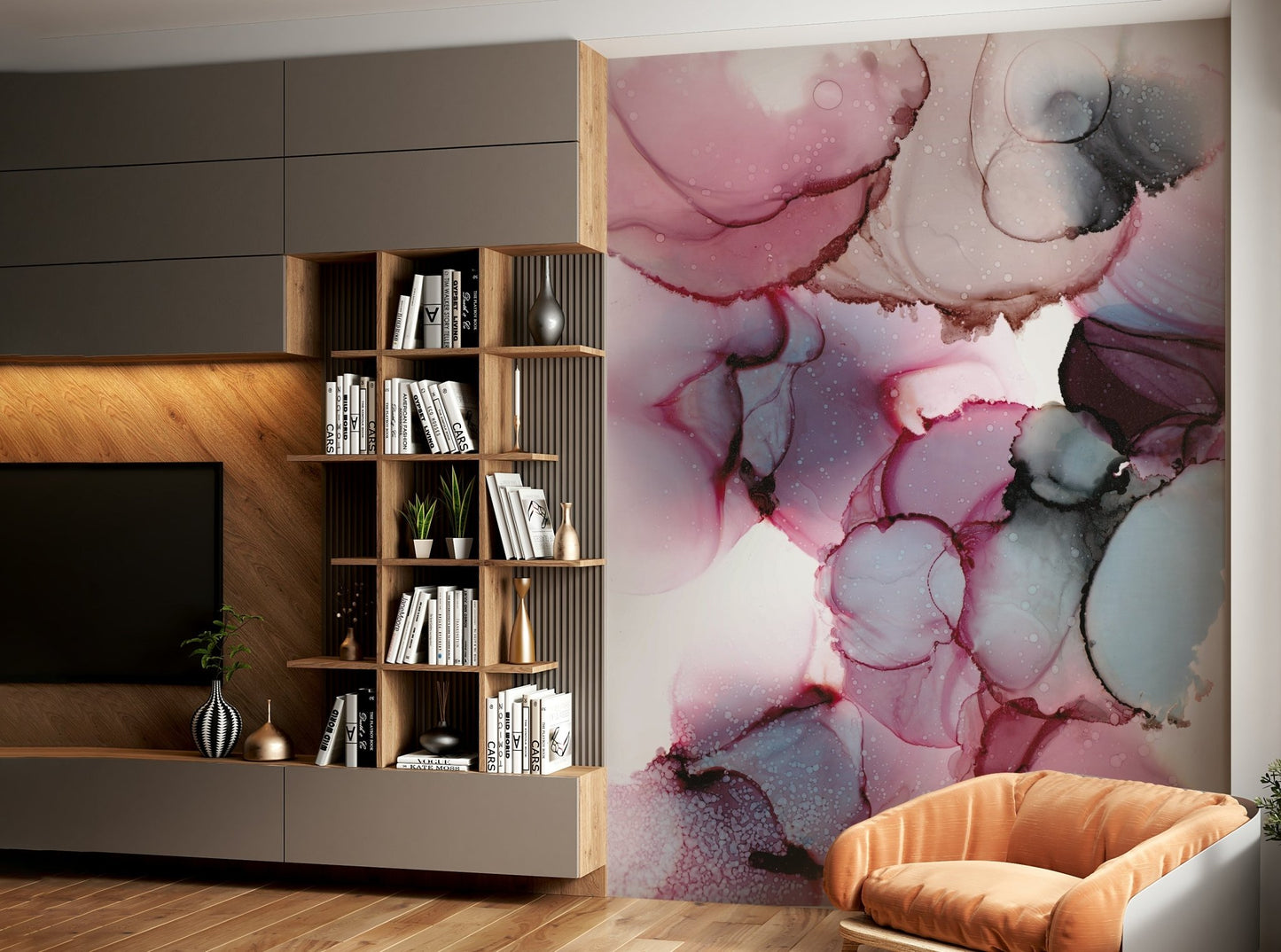 Gentle unfurling of petals and soft breeze imagery.

