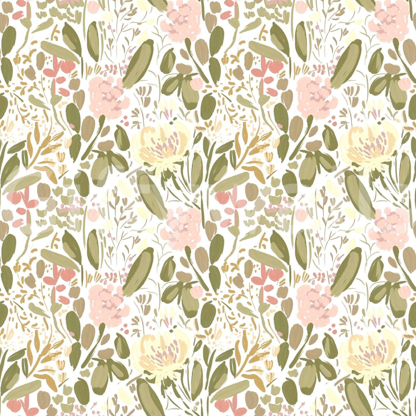 A detail of the warm tones in the flowers and greenery.

