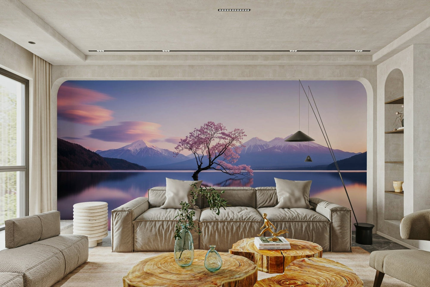 A classic mountain wallpaper for walls.

