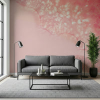 A serene tranquil flower wall mural for your decor.