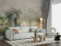 A serene tranquil flower wall mural for your decor., GD5599