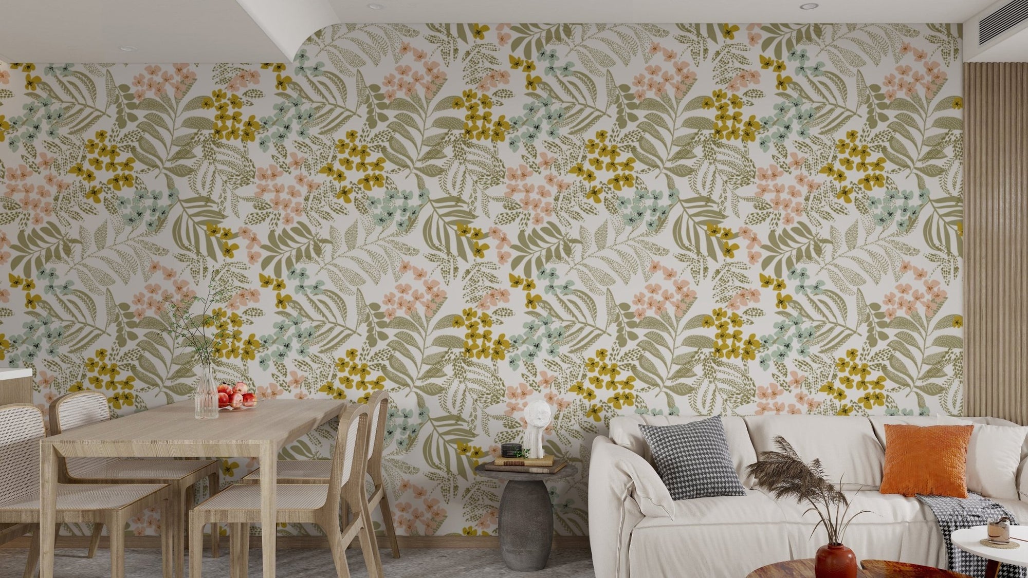 Blossoming Abstract Nature Wallpaper Mural, AN09