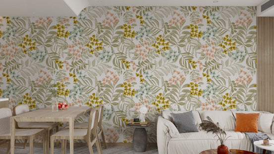 Blossoming Abstract Nature Wallpaper Mural, AN09
