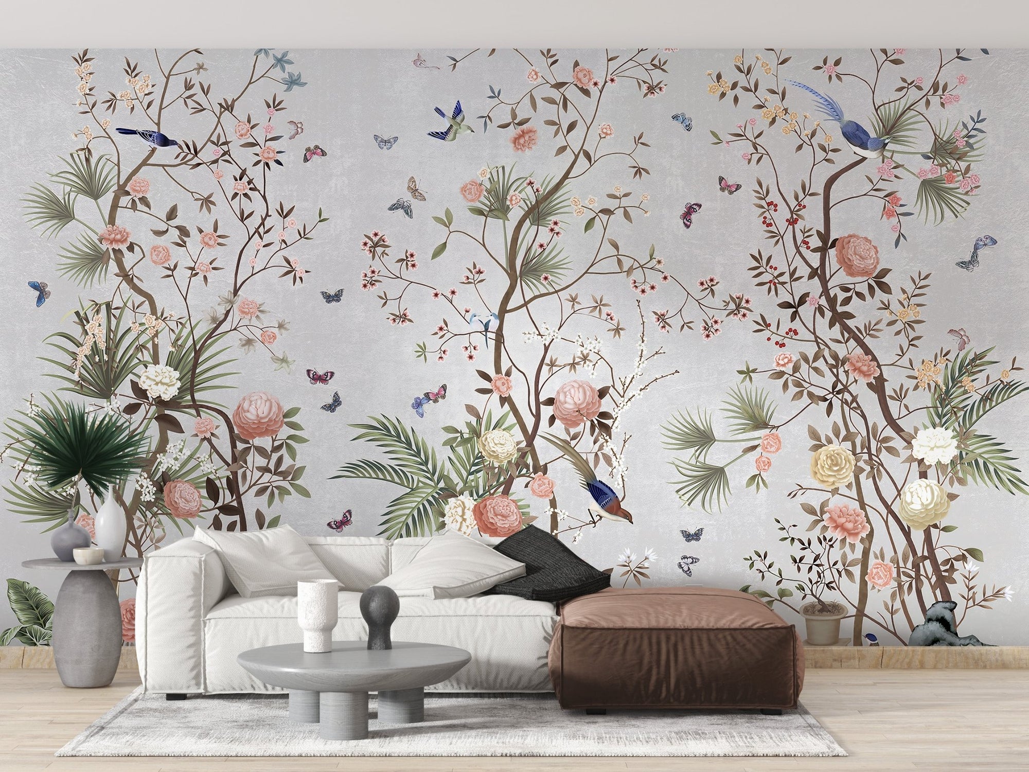 Blossoms Colorful Floral Wallpaper Mural A528
