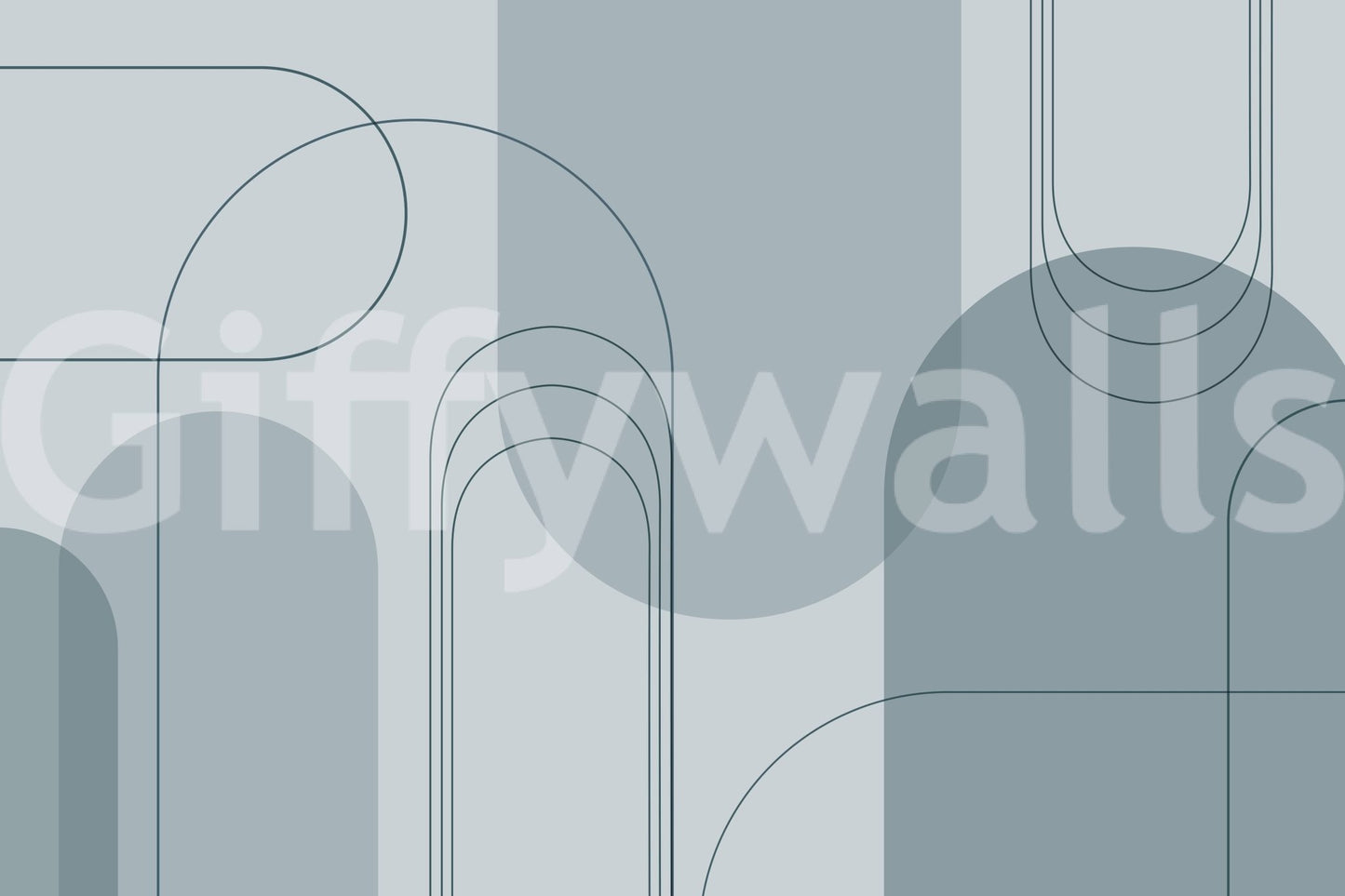 Minimalist arch line art design

