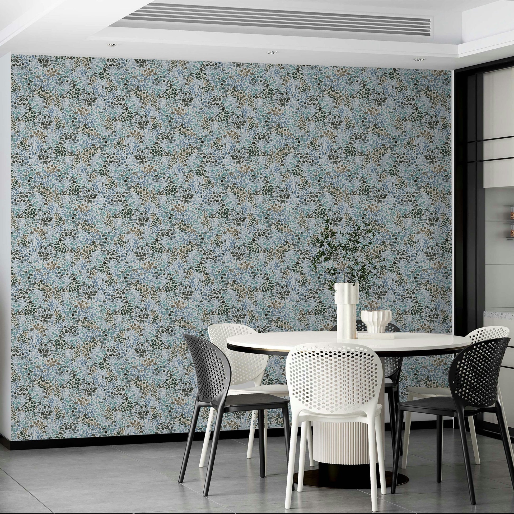 Organic flow pattern wallpaper

