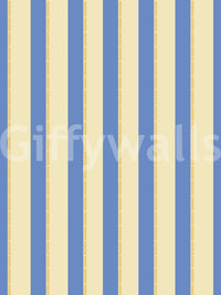 Blue and yellow Candy stripes Wallpaper⁠