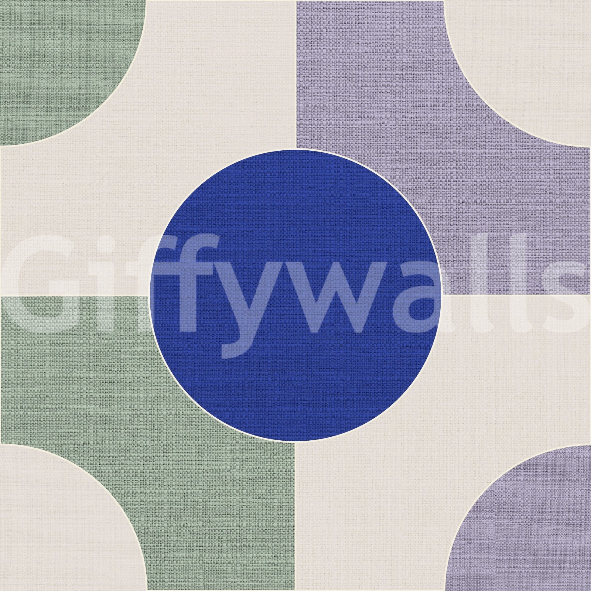 Blue focal point modern wall texture

