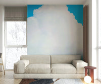 Airy cloud banks bloom under clear blue, the Blue Clouds III wall mural GD4845
