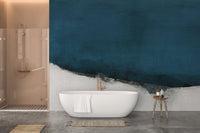 Abstract blue textured wallpaper for modern interiors A733