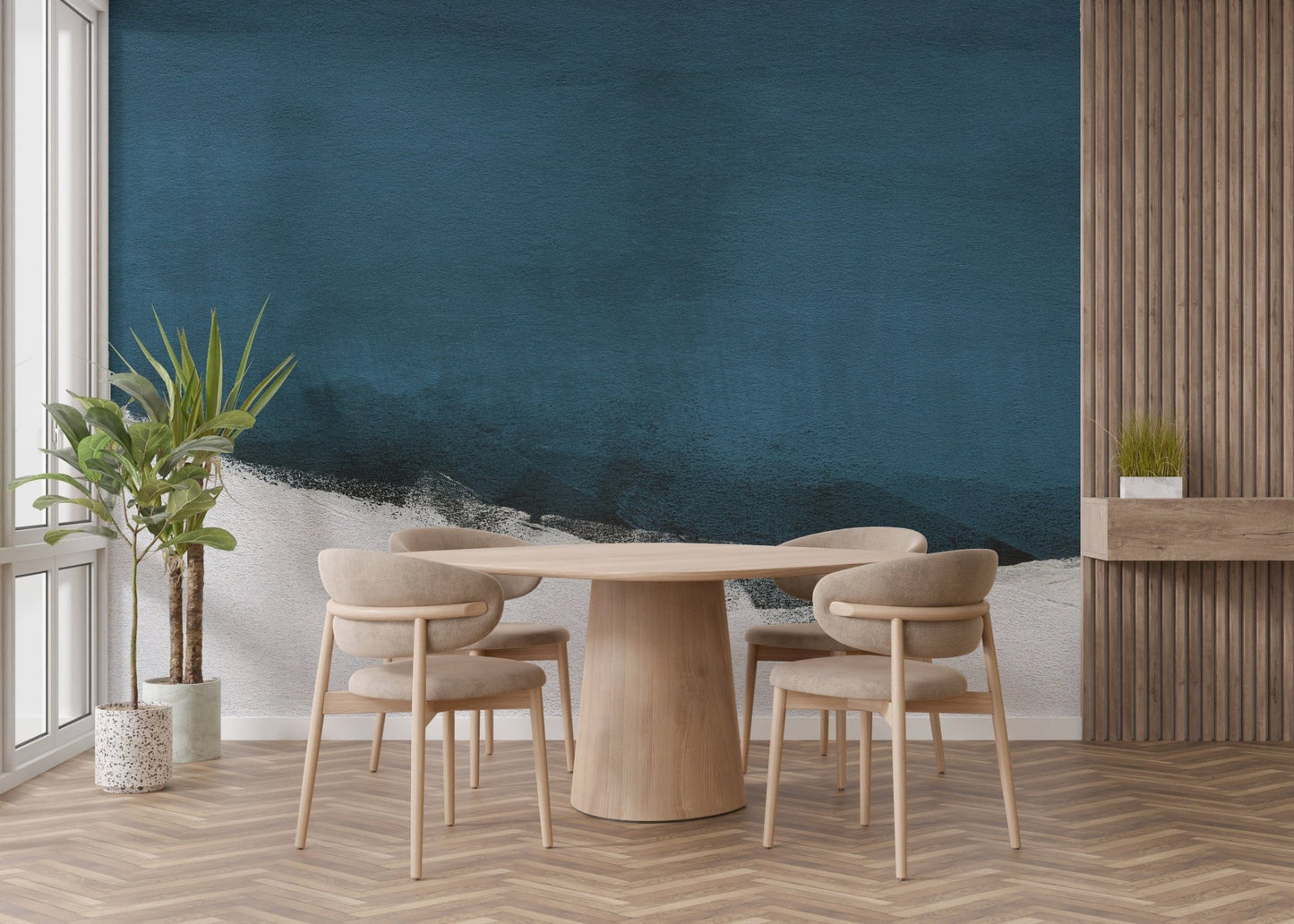 Blue Brushstrokes Wallpaper - Giffywalls A733