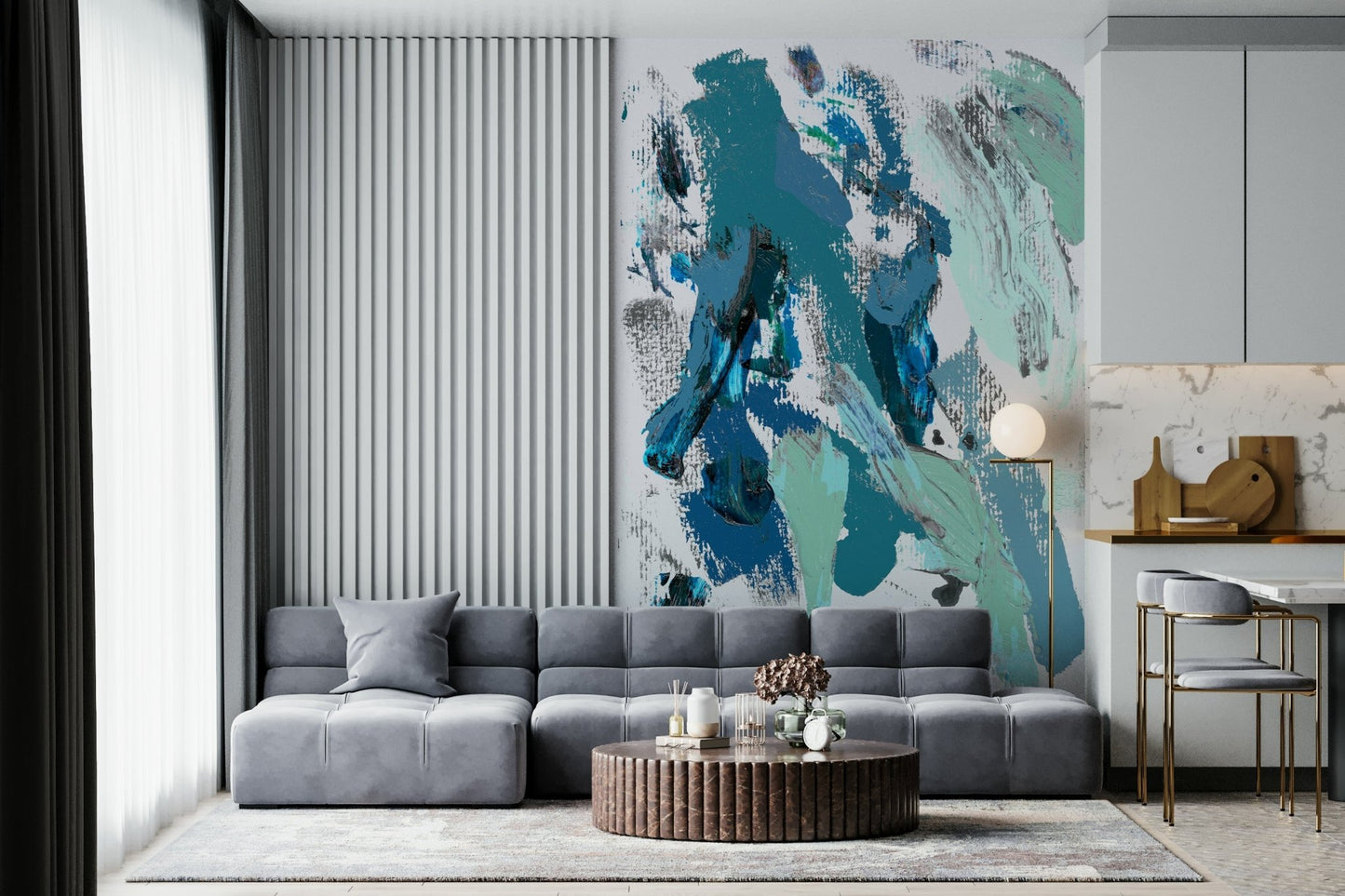 Blue dreams Wall Mural
