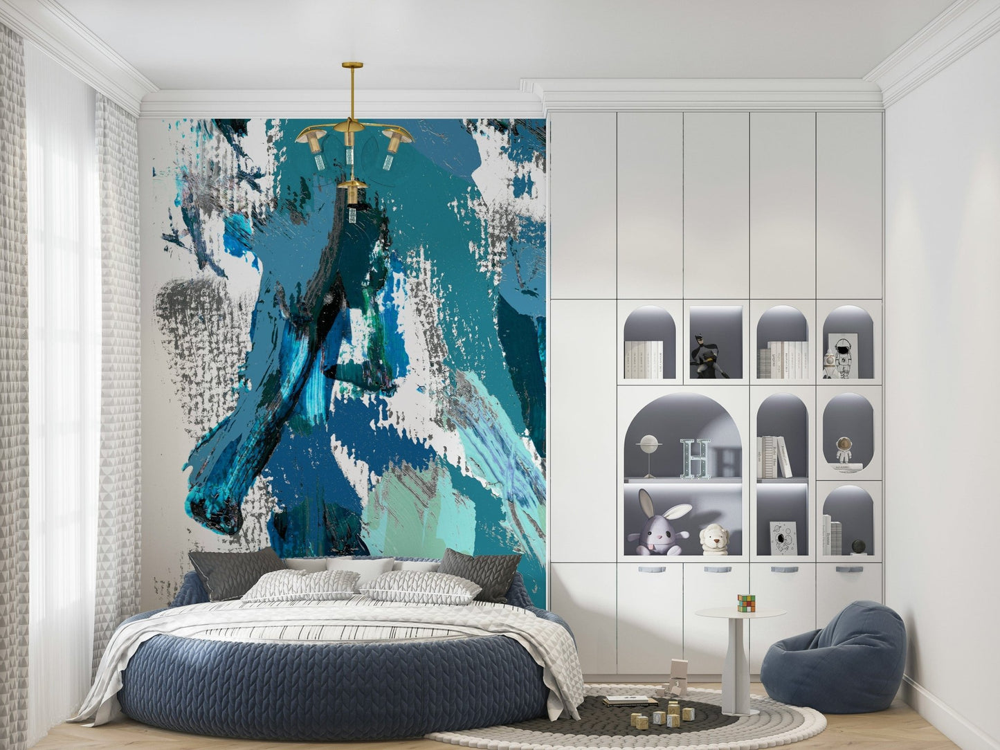 Blue dreams Wall Mural