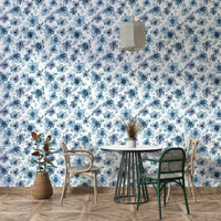 Peaceful flower wallpaper design

