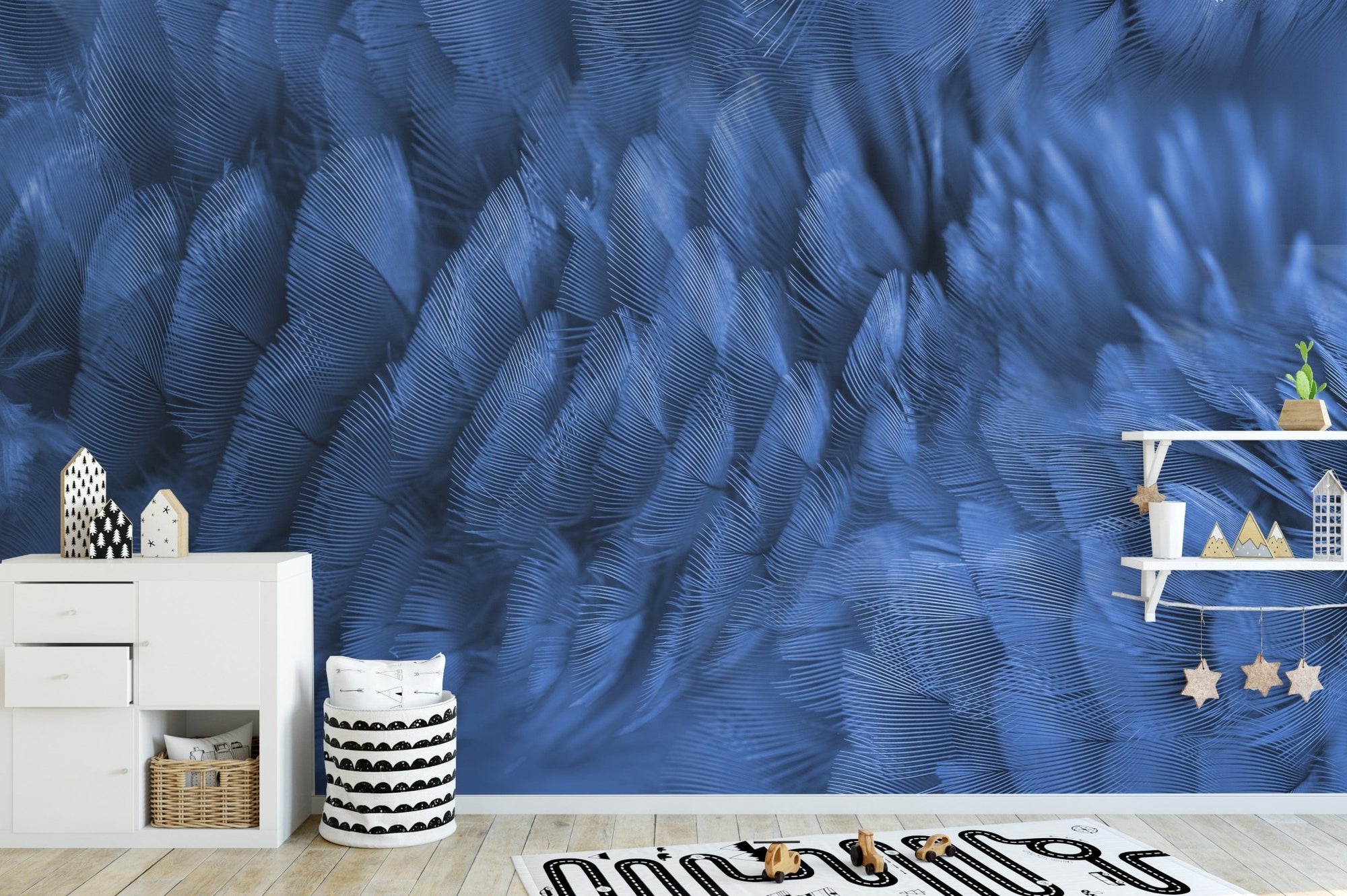 Exotic Bird feather Wallpaper B189

