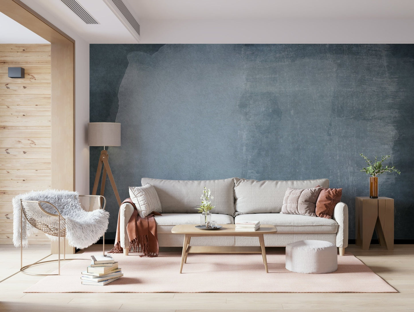 Blue Haze Texture Wall Mural -2583410