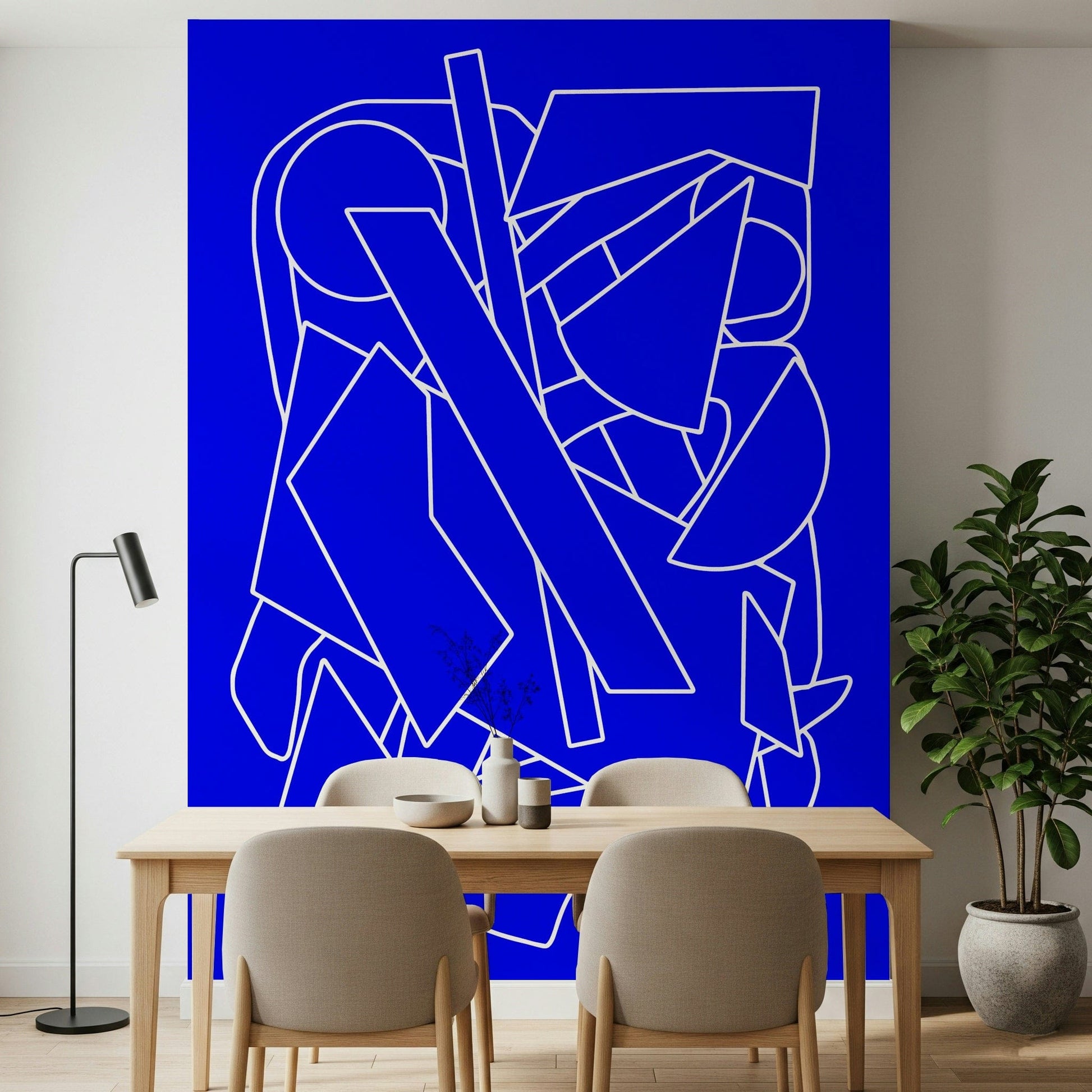 A classic abstract design wallpaper for walls.