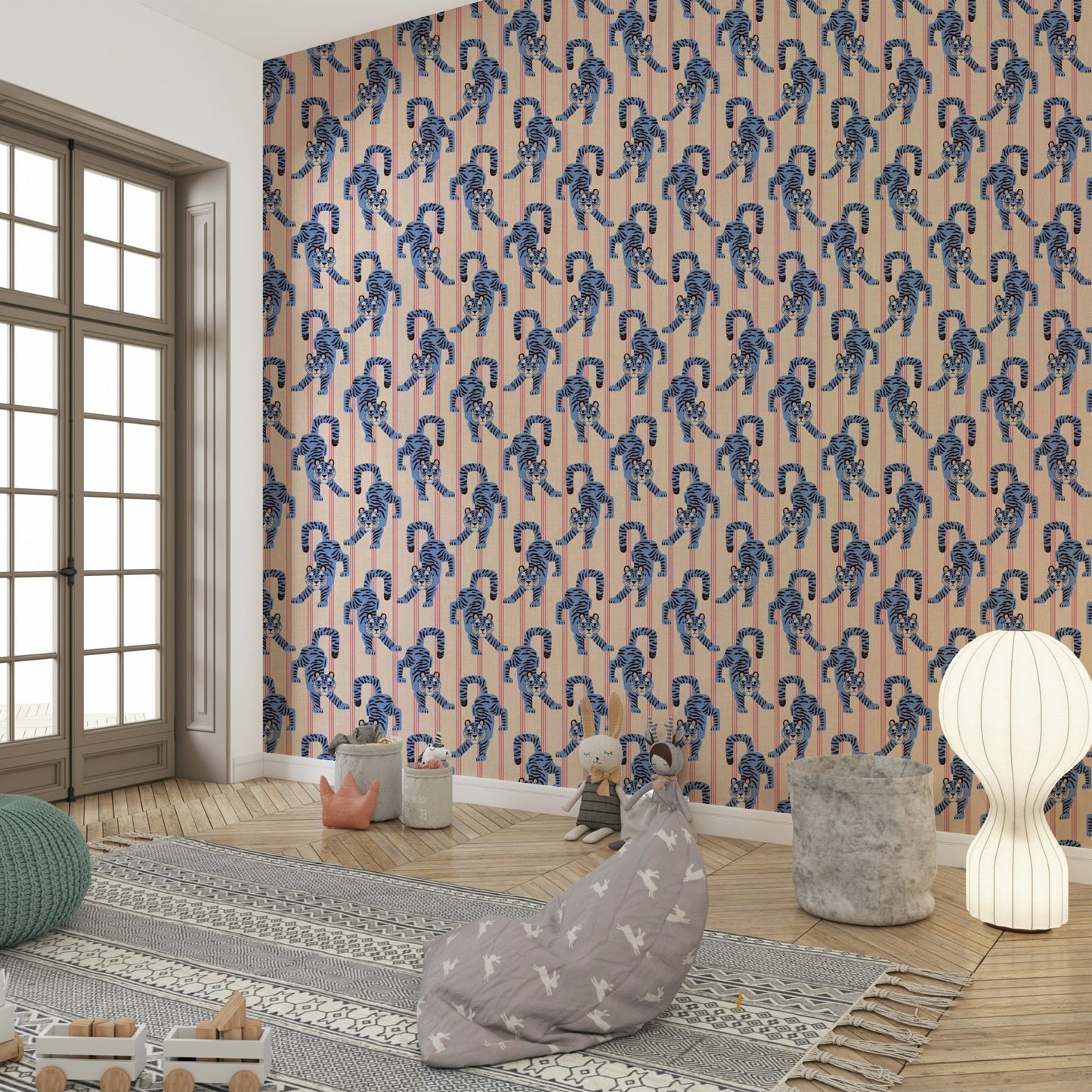 Playful jungle wallpaper for walls

