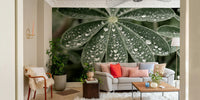 An artistic nature inspired mural for home decor.

