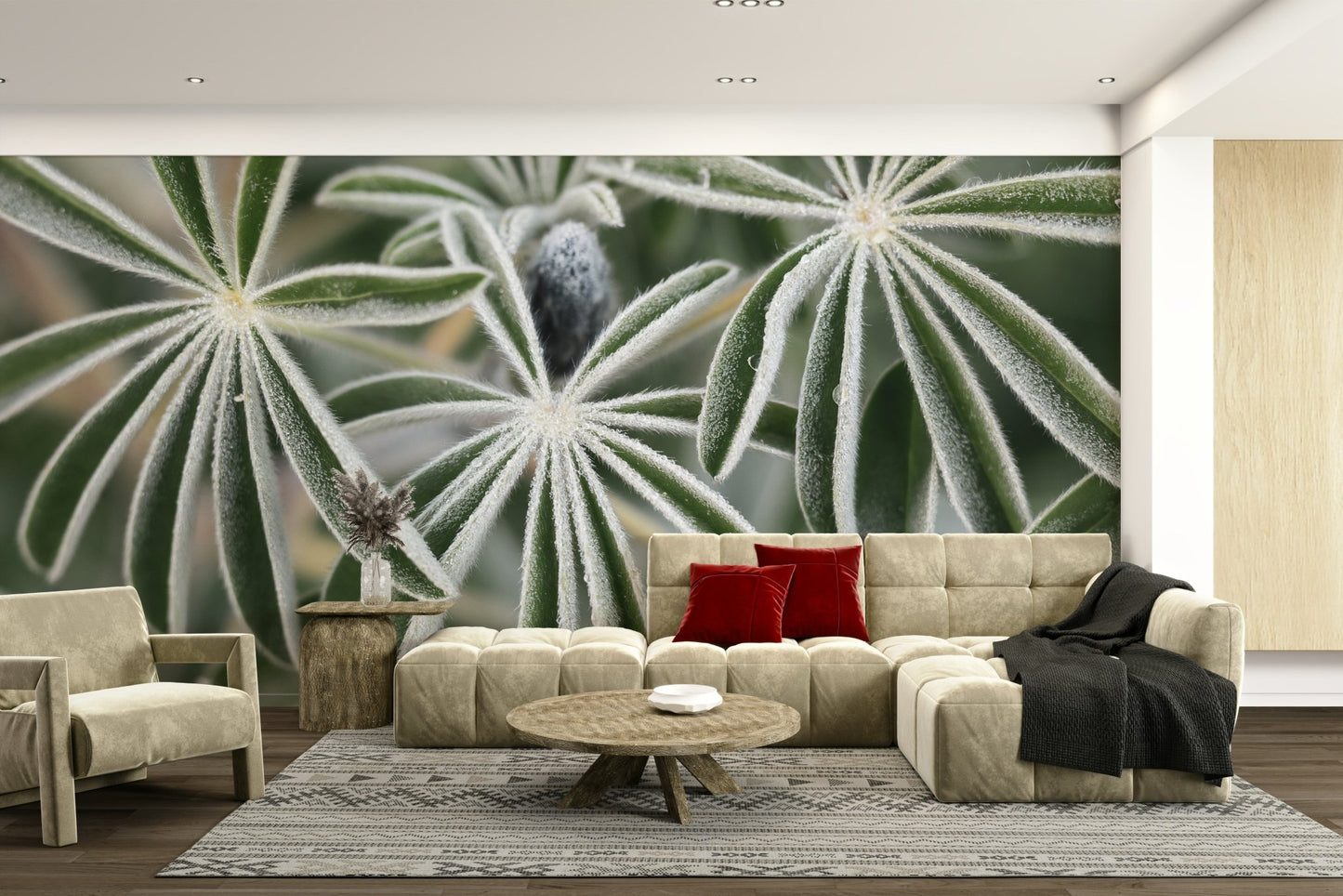 A tranquil wildflower wall mural for your decor., GD4772