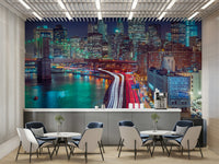 New York City wall mural.

