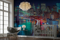 Dynamic city view wallpaper.

