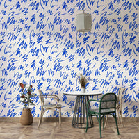 Marker stroke art wall decor.
