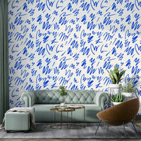 Abstract blue lines wallpaper.
