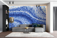 The texture appears smooth and artistic, like a mosaic or painted surface.
