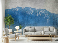 A serene abstract vista wall mural for your decor.