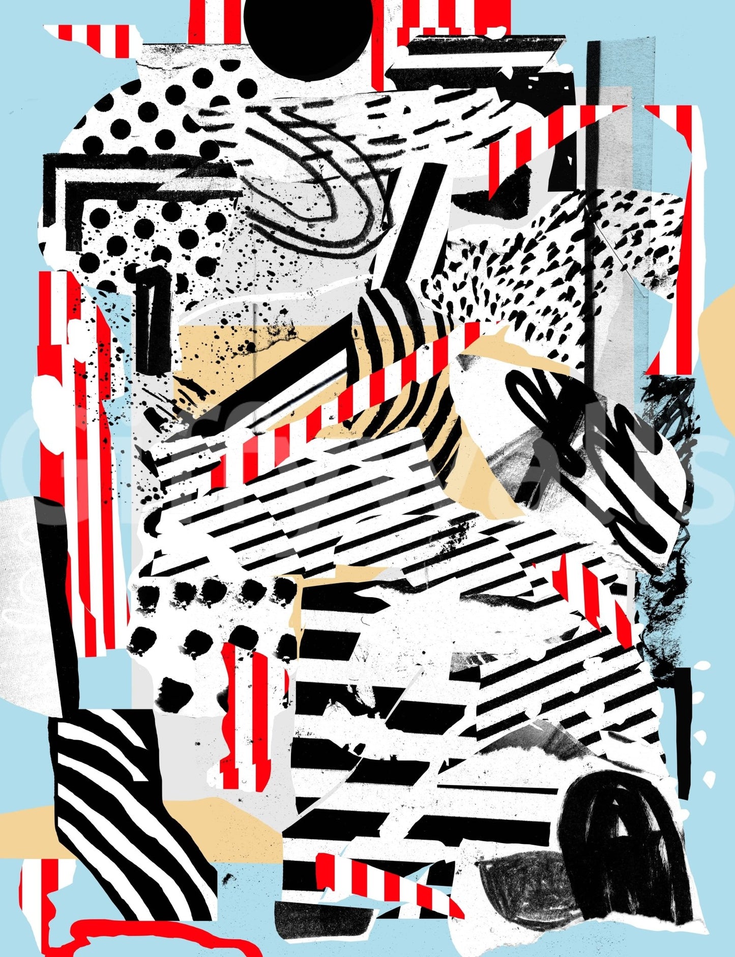 A high-quality abstract print wall mural for walls.