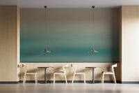 Ocean ombre wall mural for soothing decor C530

