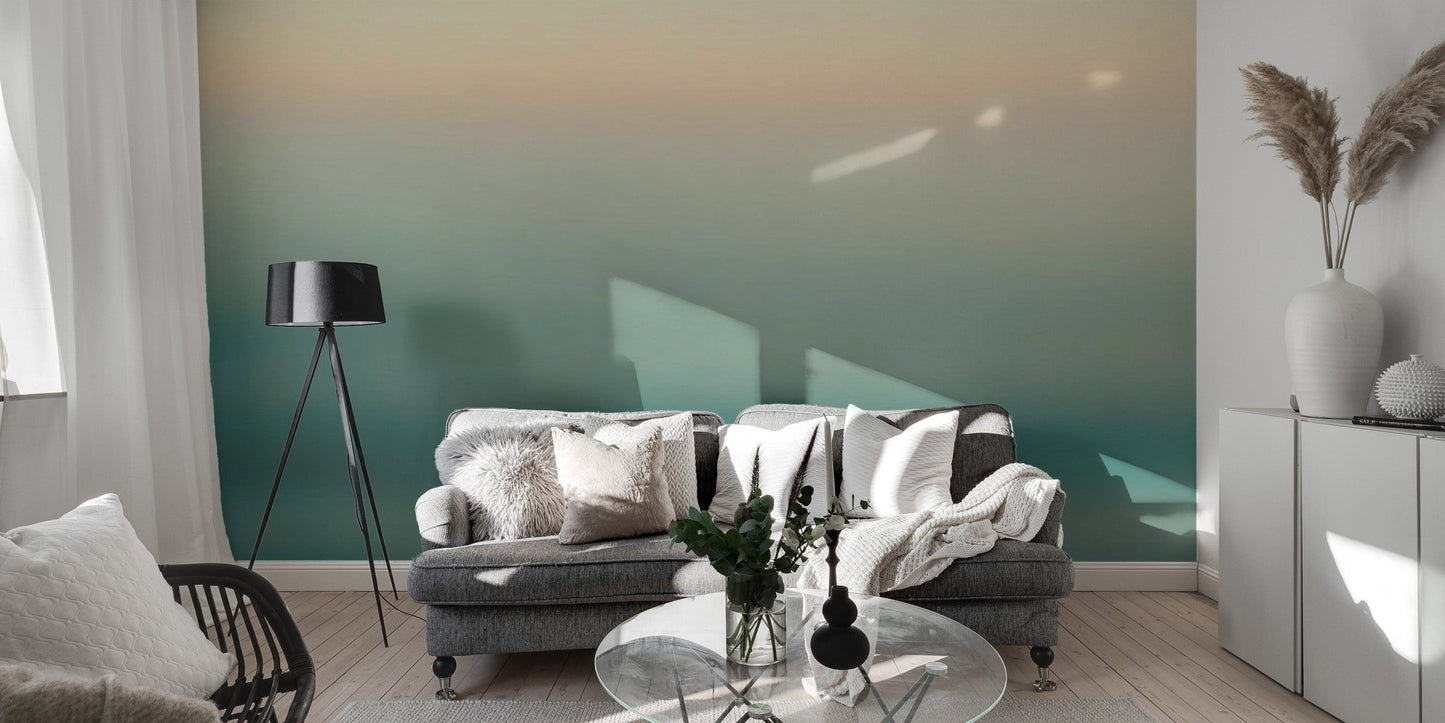 Calm sea tones in ombre wallpaper style, C530