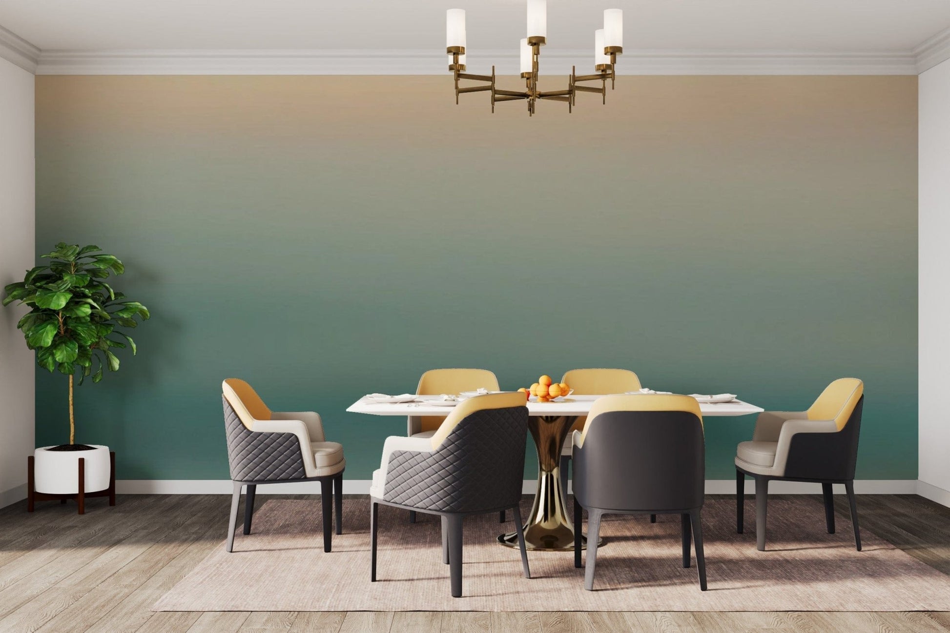 Ombre wallpaper in blue for tranquil decor
 C530
