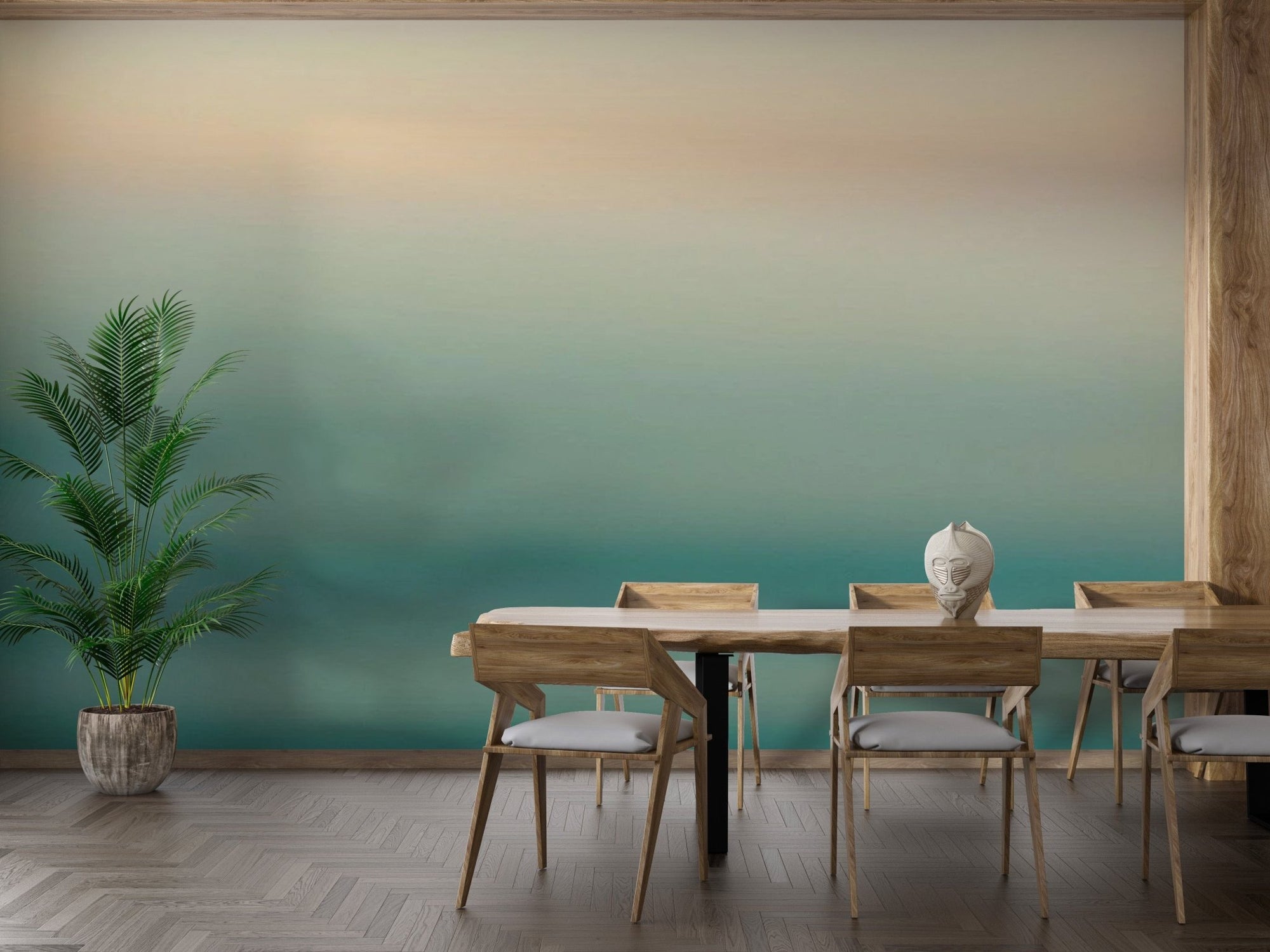 Soft blue ombre wallpaper for serene walls C530
