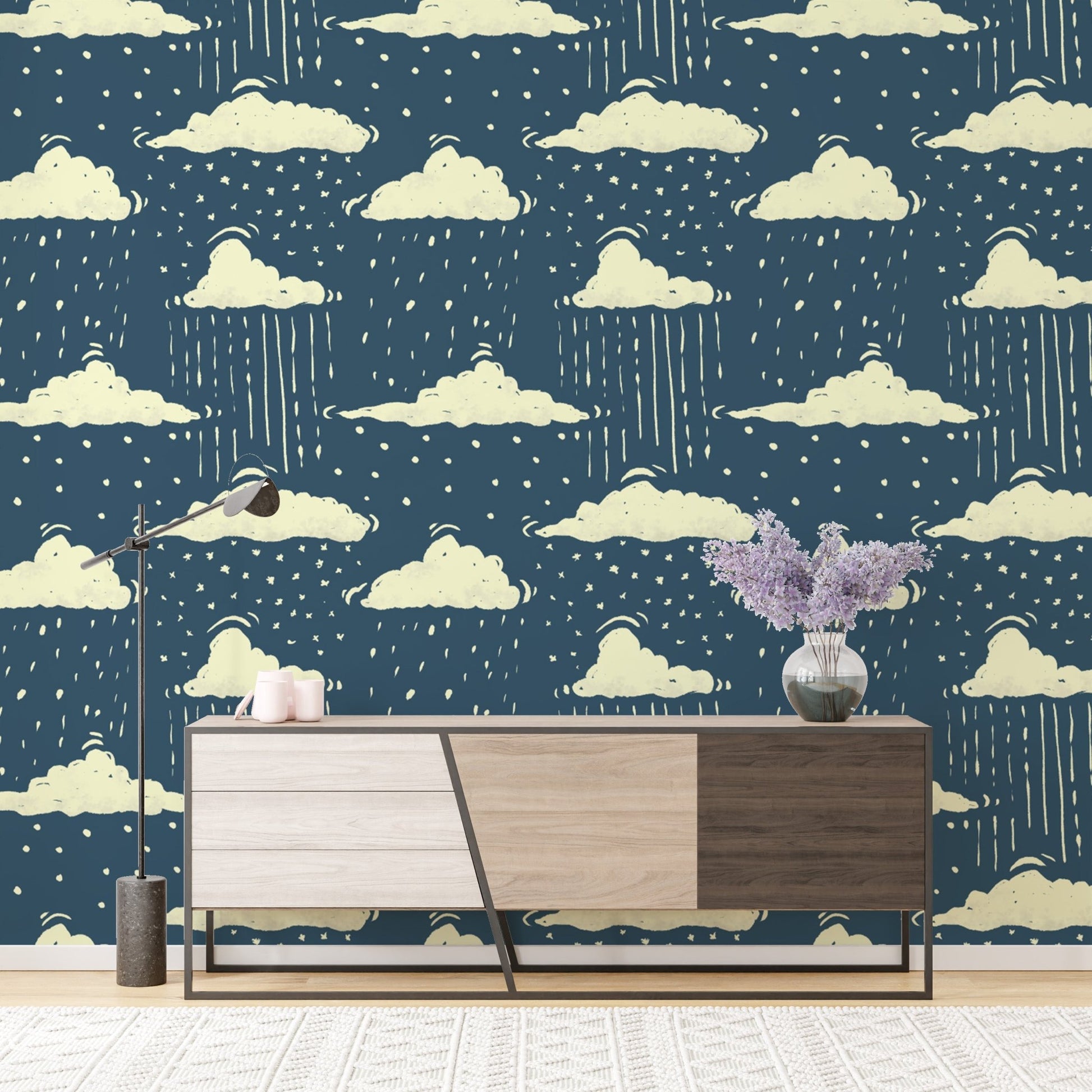 Elegant sky and clouds wallpaper for a calming, atmospheric vibe. RNM79
