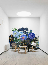 The field is wide and stretches into the distance.

