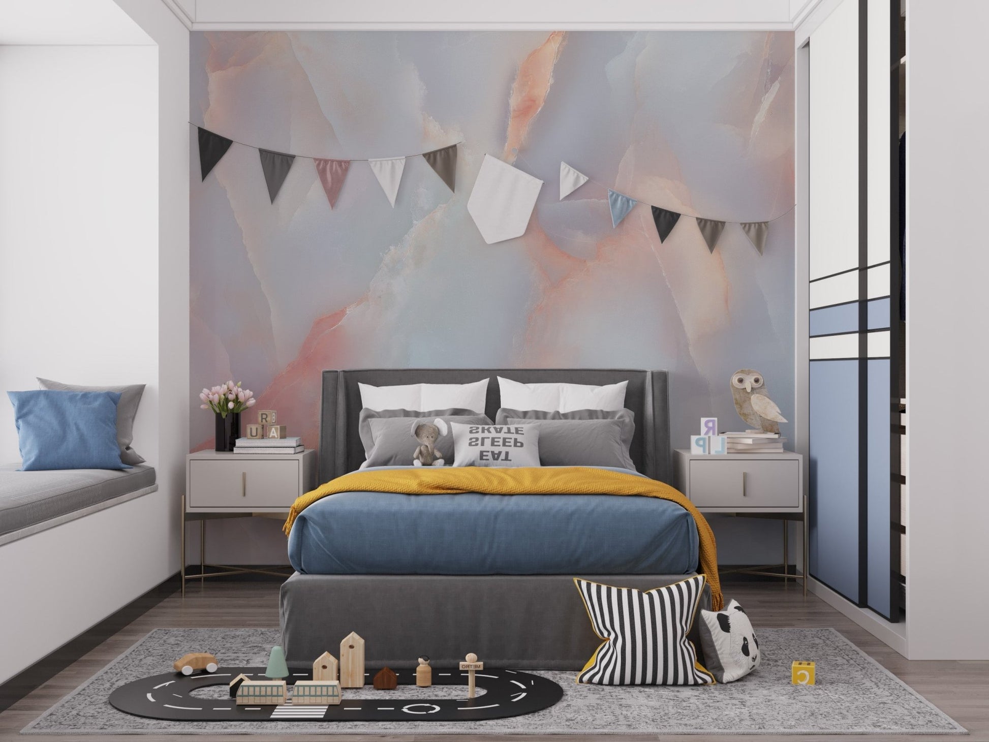 Warm Onyx Marble Wallpaper Murals - Giffywalls