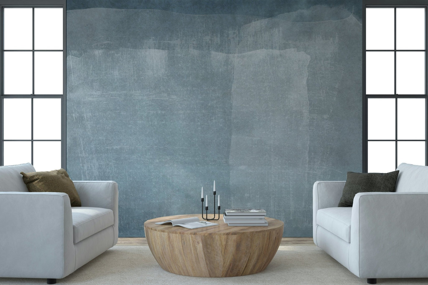 Blue Wash Texture Wall Mural -2583409