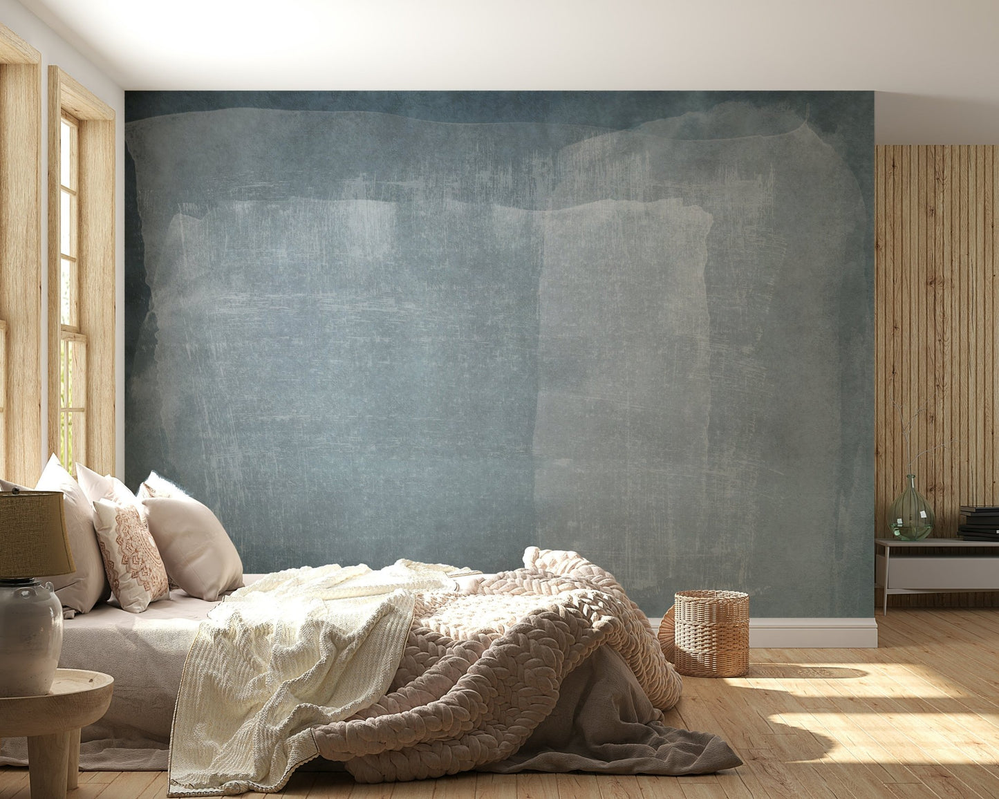 Blue Wash Texture Wall Mural -2583409