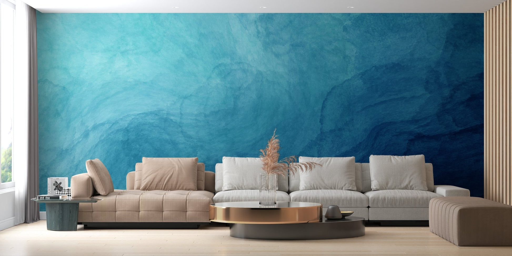 Ocean Explosion Wallpaper for Living Room Style