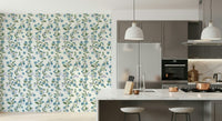 Elegant Bluebell Bloom interior paper, fresh springtime meadow imagery.