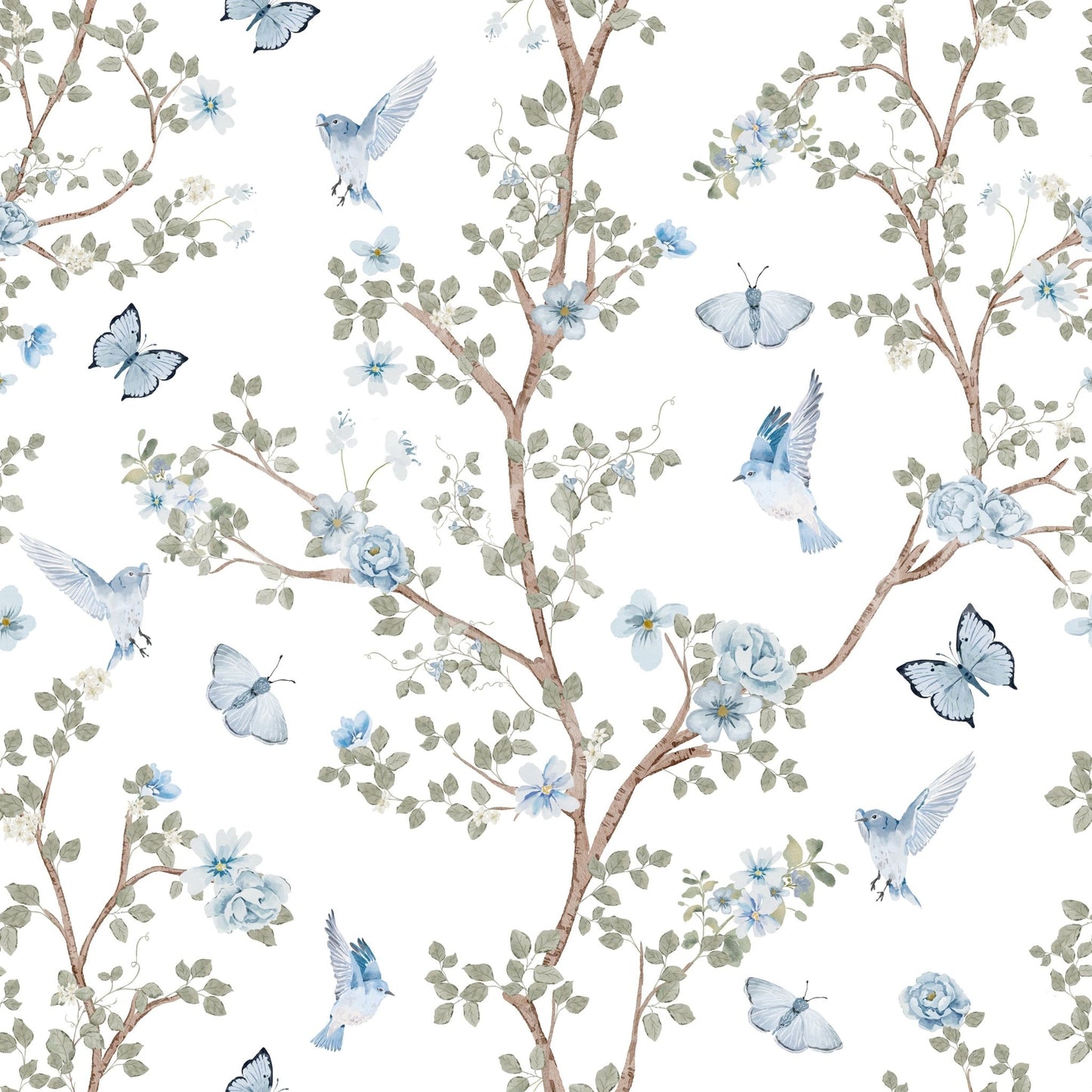 Focus on detailed flora and fauna, particularly birds.

