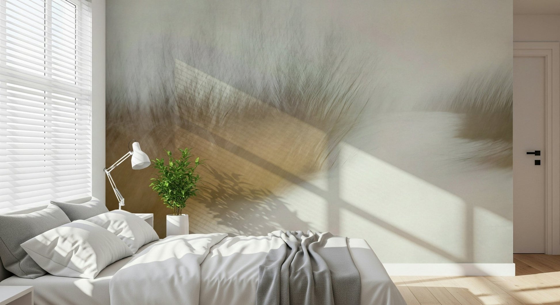 A serene flowing design wall mural for your decor.